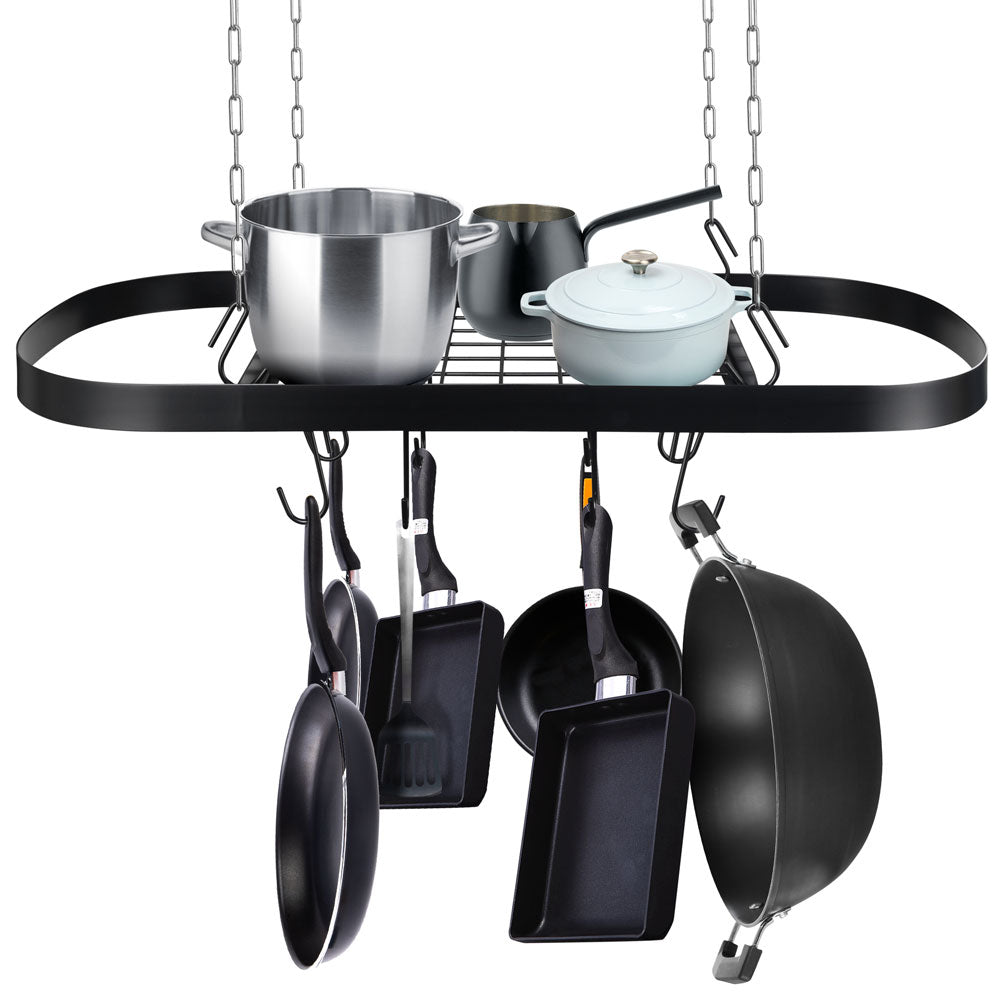 Chrome Ceiling Pot and Pan Rack, Various Sizes Available-pan storage-pan  racks-pot and pan rack-kitchen storage-kitchen pan hangers