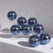 TheLAShop Blue Disco Ball for Mamma Mia Party Ocean Wedding, 7in 8ct. Image