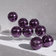 TheLAShop Purple Disco Ball for Mardi Gras Party Lavender Wedding, 7in 8ct. Image