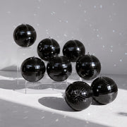 TheLAShop Mirror Disco Ball Wedding Event Decor (7",12",16",20",24"opt), 7in Black Image