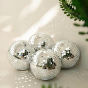 TheLAShop 7" Small Disco Balls Mini Party Decoration Table Centerpiece 4ct. Image