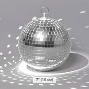 TheLAShop Bulk 8-Pack 7" Mirror Disco Balls for Event Decor Centerpieces Image