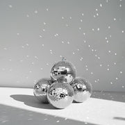 TheLAShop 8 Pack 7" Small Disco Balls Mini Event Decor Table Centerpiece, Silver Image