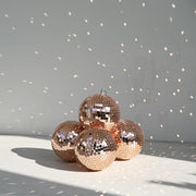 TheLAShop Mirror Disco Ball Wedding Event Decor (7",12",16",20",24"opt), 7in Rose Gold Image