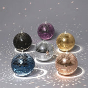 TheLAShop Bulk 8-Pack 7" Mirror Disco Balls for Event Decor Centerpieces Image
