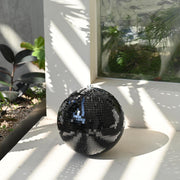 TheLAShop Mirror Disco Ball Wedding Event Decor (7",12",16",20",24"opt), 12in Black Image