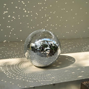 TheLAShop Silver Disco Ball for Rustic Wedding New Year Party, 12in Image