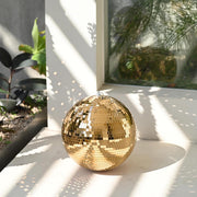 TheLAShop Gold Disco Ball for Garden Wedding Corporate Gala, 12in Image