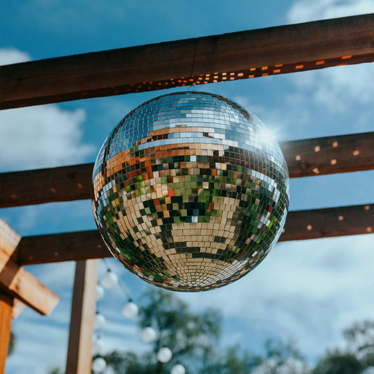 TheLAShop 16" Big Disco Ball Hanging Centerpiece for 8-12ft Ceiling