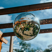 TheLAShop 16" Big Disco Ball Hanging Centerpiece for 8-12ft Ceiling Image