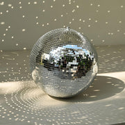TheLAShop Silver Disco Ball for Rustic Wedding New Year Party, 16in Image