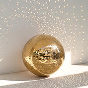 TheLAShop Mirror Disco Ball Wedding Event Decor (7",12",16",20",24"opt), 16in Gold Image