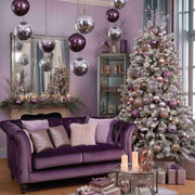 TheLAShop Purple Disco Ball for Mardi Gras Party Lavender Wedding Image