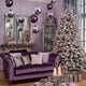 TheLAShop Purple Disco Ball for Mardi Gras Party Lavender Wedding Image