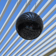 TheLAShop 20" Giant Disco Ball Hanging Centerpiece for 10-12ft Ceiling, Black Image
