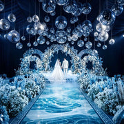 TheLAShop Blue Disco Ball for Mamma Mia Party Ocean Wedding Image