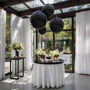 TheLAShop Black Disco Ball for Black-Tie Wedding Halloween Haunts Image