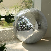 TheLAShop Silver Disco Ball for Rustic Wedding New Year Party, 24in Image