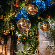 TheLAShop Gold Disco Ball for Garden Wedding Corporate Gala Image