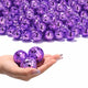 TheLAShop 1.6-in Small Disco Balls Wedding Event Decor 120ct, Purple Image