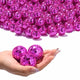 TheLAShop 1.6-in Small Disco Balls Wedding Event Decor 120ct, Magenta Image