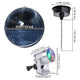 TheLAShop Rotating Disco Ball & RGB Spotlight Set for Nightclub, Retro Disco, 16in Blue Image