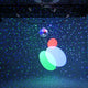 TheLAShop 16" Rotating Mirror Disco Ball with 8 RGB Spotlights, for Nightclub, Ballroom, & Events Image
