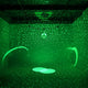 TheLAShop 16" Rotating Mirror Disco Ball with 8 RGB Spotlights, for Nightclub, Ballroom, & Events Image