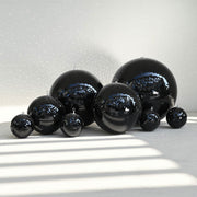 TheLAShop Black Disco Ball for Black-Tie Wedding Halloween Haunts, 5-Size Combo Image