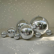 TheLAShop Silver Disco Ball for Rustic Wedding New Year Party, 5-Size Combo Image