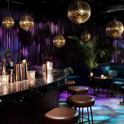 TheLAShop Gold Disco Ball for Garden Wedding Corporate Gala Image