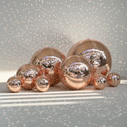 TheLAShop Rose Gold Disco Ball for Art Deco Wedding After Party, 5-Size Combo Image