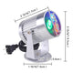 TheLAShop Rotating Disco Ball & RGB Spotlight Set for Nightclub, Retro Disco Image