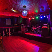 TheLAShop Rotating Disco Ball and Spotlight Set RGB (12", 16" Options) Image
