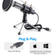 TheLAShop Studio Condenser Microphone Mic USB Set w/ Tripod Stand Image