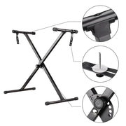 TheLAShop Musical Keyboard Stand Adjustable X-Style Image