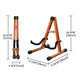 TheLAShop Multi Guitar Rack Stand Folding Bass Display 3/ 5/ 7/ 9 Options, 1-Space Wood Image