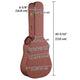 TheLAShop Backpack Guitar Case with Stand for Acoustic Guitar Image