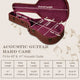 TheLAShop Backpack Guitar Case with Stand for Acoustic Guitar Image