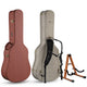 TheLAShop Backpack Guitar Case with Stand for Acoustic Guitar Image