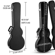 TheLAShop LP Les Paul Style Electric Guitar Hardshell Case w/ Lock Image
