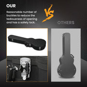 TheLAShop LP Les Paul Style Electric Guitar Hardshell Case w/ Lock Image