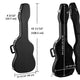 TheLAShop Stratocaster Electric Guitar Hardshell Case with Lock Image