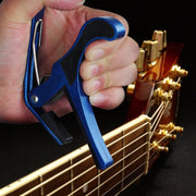 TheLAShop Classic Guitar Trigger Capo Color Optional, Blue Image