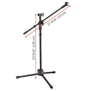 TheLAShop Mic Stand Boom Arm Adjustable Height 2'8" to 5'11" Image