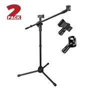 TheLAShop Mic Stand Boom Arm Adjustable Height 2'8" to 5'11", 2ct/pack Image