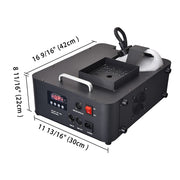 TheLAShop 20,000 CFM 1500W LED Smoke Fog Machine Fogger Remote DMX Wire Image