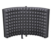 TheLAShop 2-Fold Studio Microphone Isolation Shield Vocal Filter Panel Image