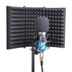 TheLAShop 3-Fold Studio Microphone Isolator Foam Panel Vocal Absorber Image