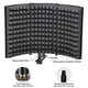 TheLAShop 3-Fold Studio Microphone Isolator Foam Panel Vocal Absorber Image